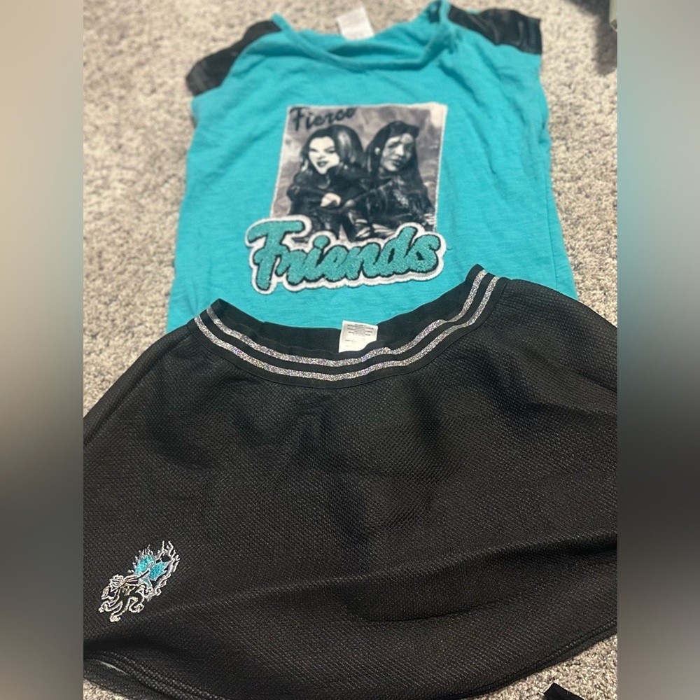 Disney Decendents Skort/Shirt Set